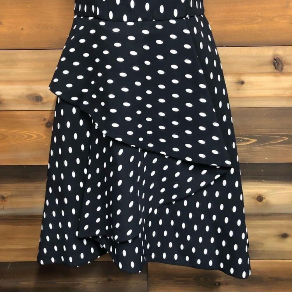 KEEPSAKE Soul Fire Mini Dress Size Small polka dot, black and white, strapless - Picture 6 of 15